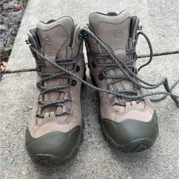 Womens Oboz Bridger Mid waterproof hiking boots 8.5 - boots run small - Picture 2 of 4